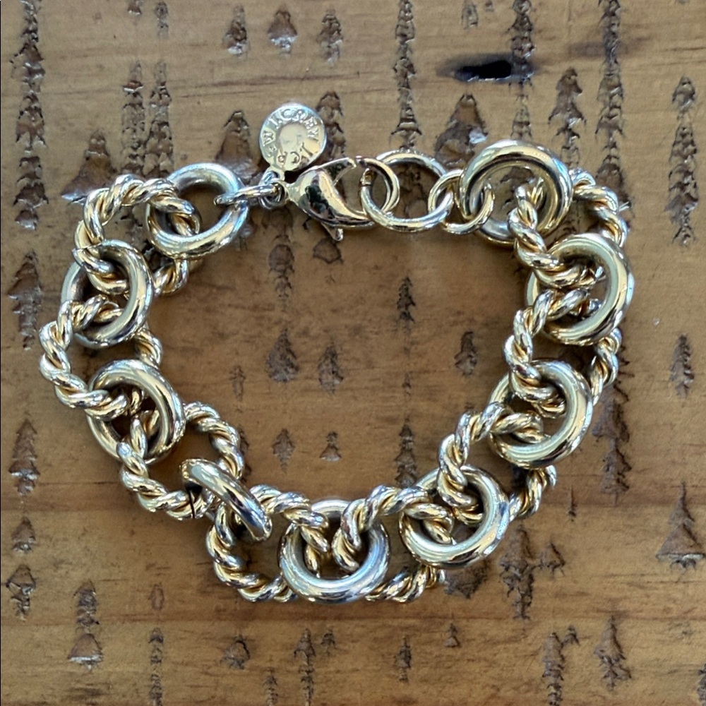 J. Crew Gold Twist Bracelet